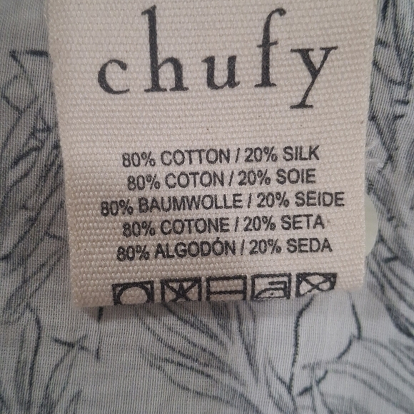 HUF Wome's Gray Tiered Gown with Bishop Sleeves - Picture 13 of 13